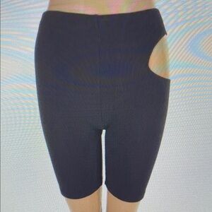 Women's Black Biker Shorts